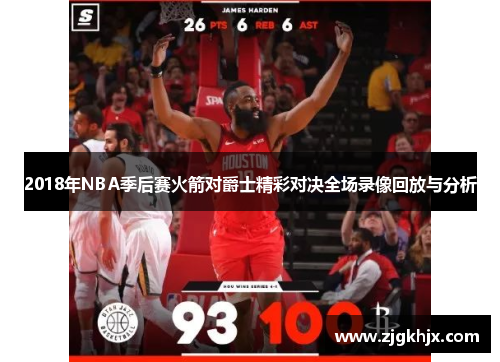 2018年NBA季后赛火箭对爵士精彩对决全场录像回放与分析